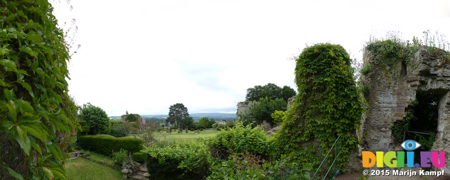 FZ018823-33 View from Usk Castle